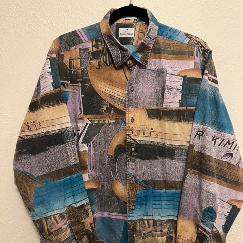 Vintage Neiman Marcus Shirt (Made In Italy)